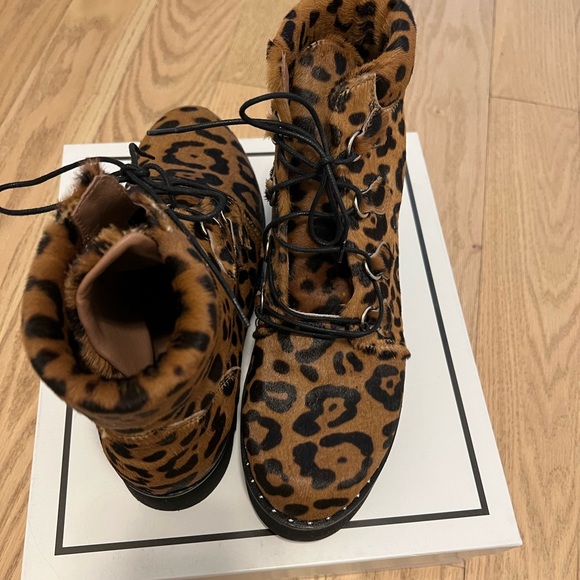 Tabitha simmons neir leopard print boots - Picture 2 of 3